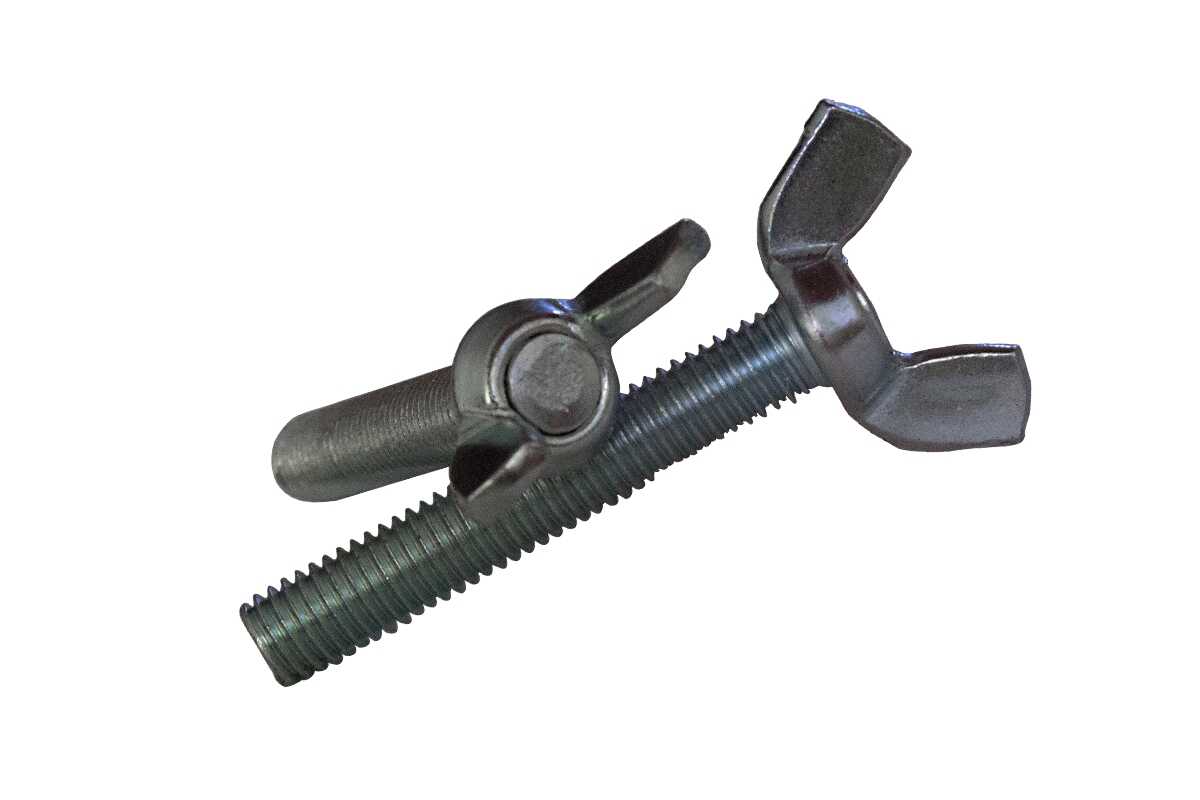 Гвинт барашковий M8x40 цинк